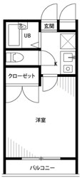 アムール矢部の物件間取画像